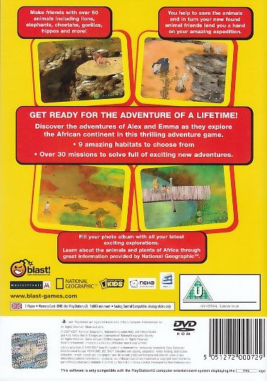 National Geographic - Safari Adventures Africa - Dos