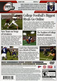 NCAA GameBreaker 2004 dos