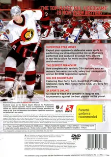 NHL 2K8 dos