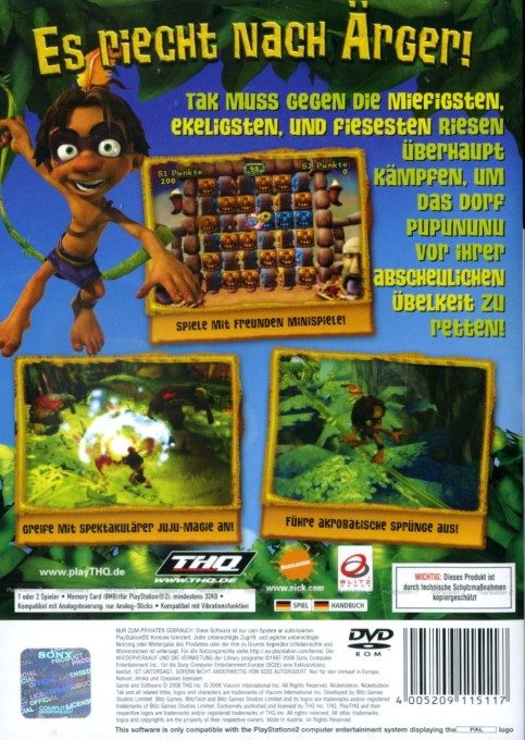 Nickelodeon Tak and the Guardians of Gross dos
