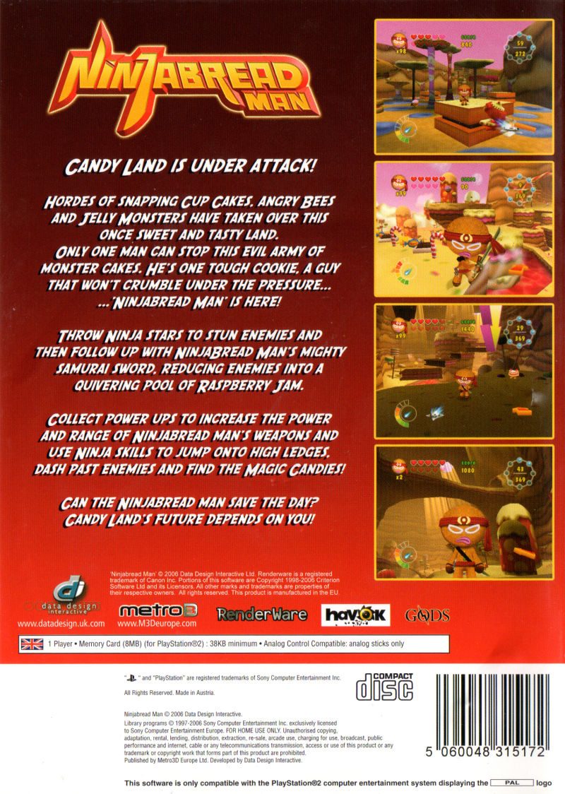 Ninjabread Man - Dos