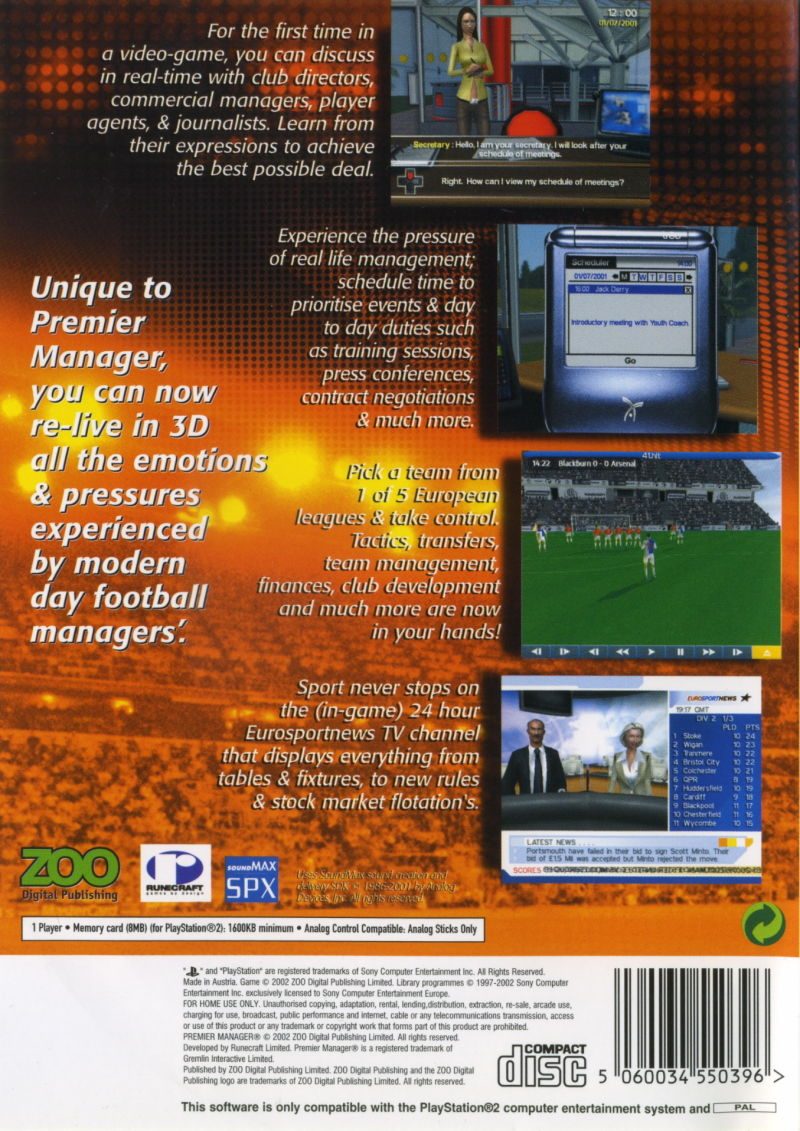 Premier Manager 2002-2003 dos