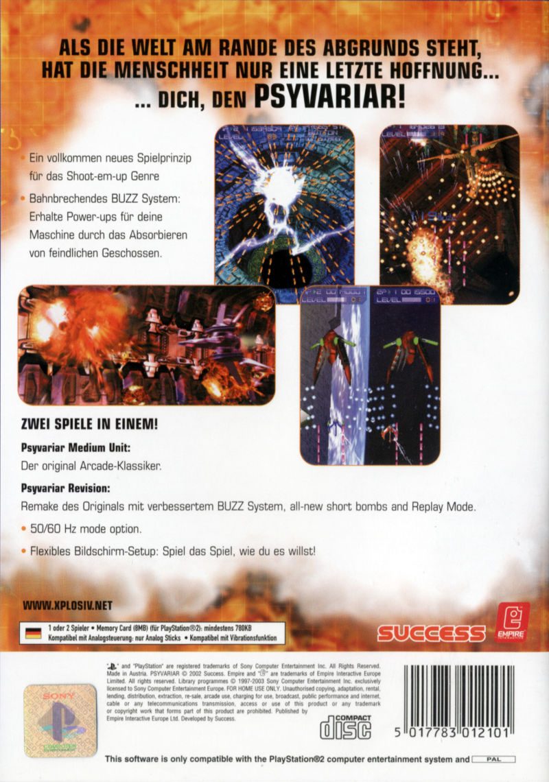 Psyvariar 2 - Ultimate Final - Dos