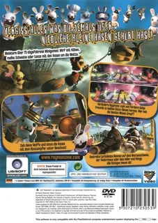 Rayman Contre Les Lapins Crétins dos