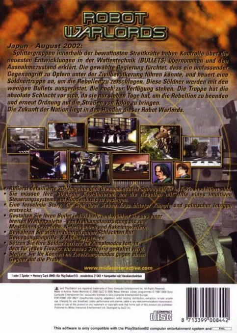 Robot Warlords - Dos