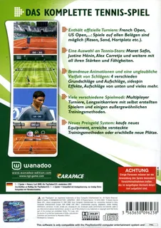 Roland Garros French Open 2003 dos