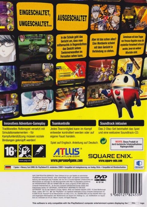 Shin Megami Tensei : Persona 4 dos