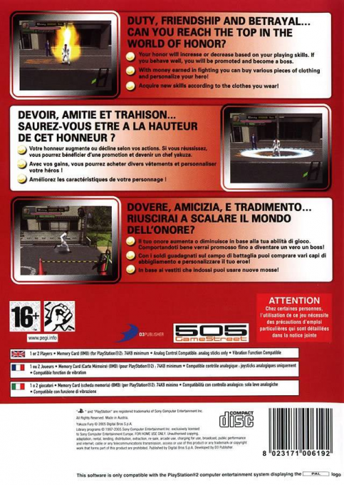 Jaquette arrière
