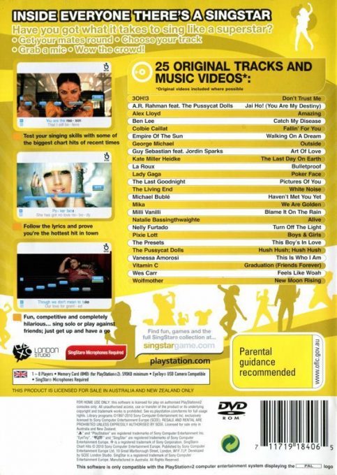 Singstar Chart Hits dos