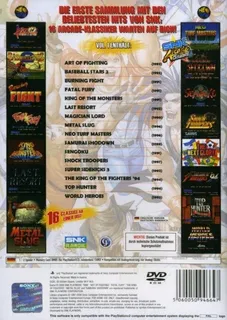 SNK Arcade Classics Vol. 1 dos