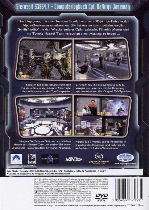 Star Trek : Voyager, Elite Force - Dos