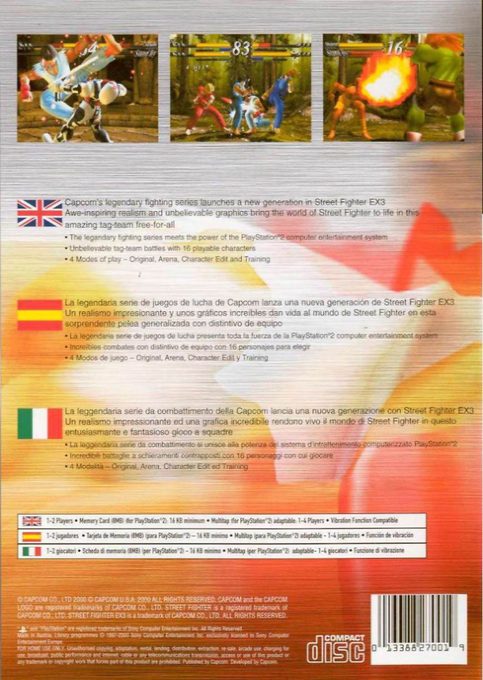 Street Fighter EX3 - Dos