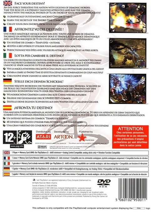 Swords of Destiny - Dos