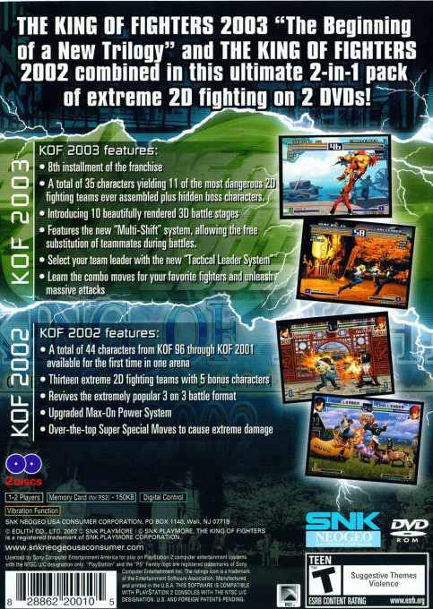 The King of Fighters 02/03 dos