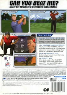 Tiger Woods PGA Tour 2004 dos