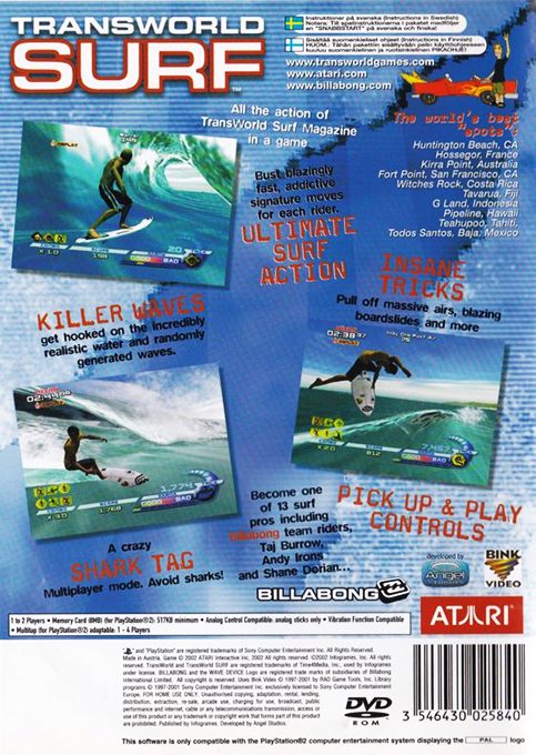 TransWorld Surf - Dos