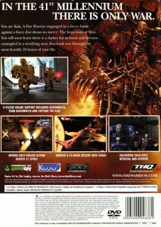 Warhammer 40,000 : Fire Warrior dos
