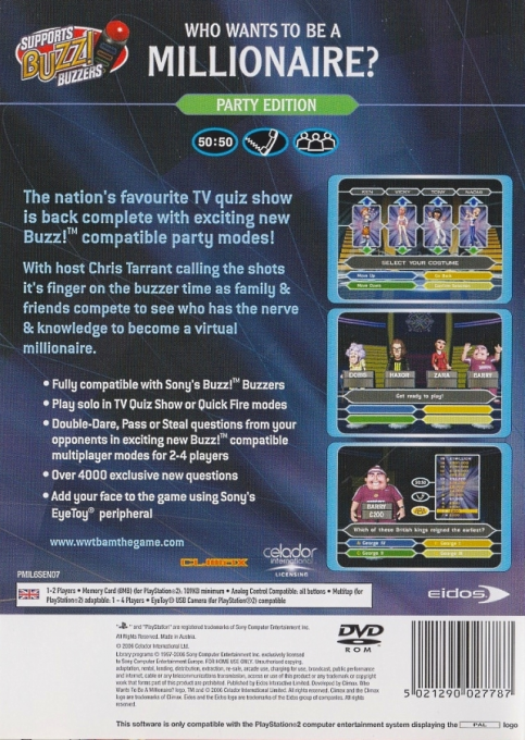 Who Wants To Be A Millionaire - Party Edition - Dos