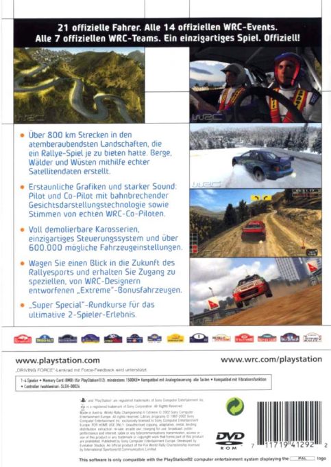 World Rally Championship II Extreme - Dos