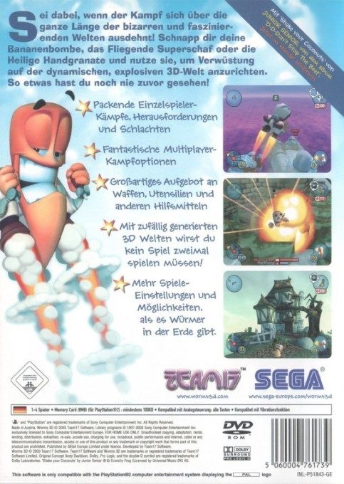Worms 3D - Dos