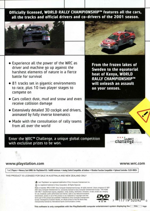 WRC : World Rally Championship - Dos