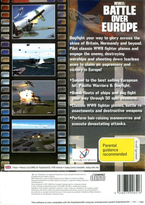 Wwii - Battle Over Europe - Dos