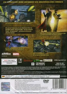X-Men Legends II : L' Avènement D'Apocalypse dos