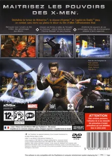 X-Men : Le Jeu Officiel dos