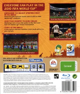 2010 FIFA World Cup South Africa - Dos