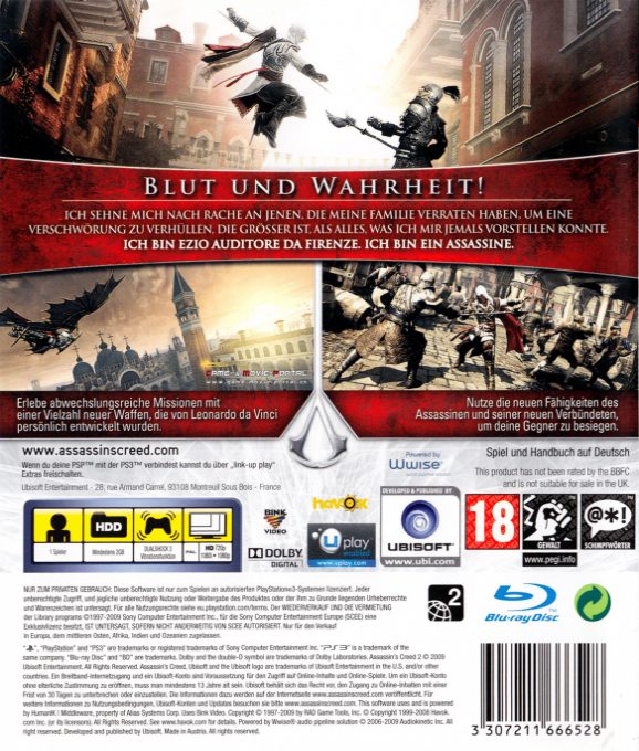 Assassin's Creed II dos