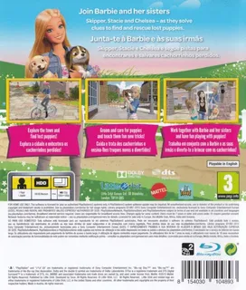 Barbie et ses sœurs: La grande aventure des chiots - Dos