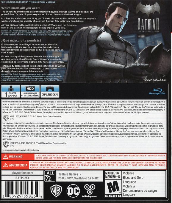 Batman - The Telltale Series dos