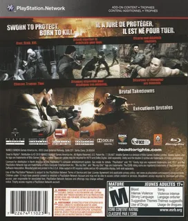 Dead to Rights : Retribution - Dos