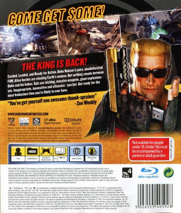 Duke Nukem Forever - Dos