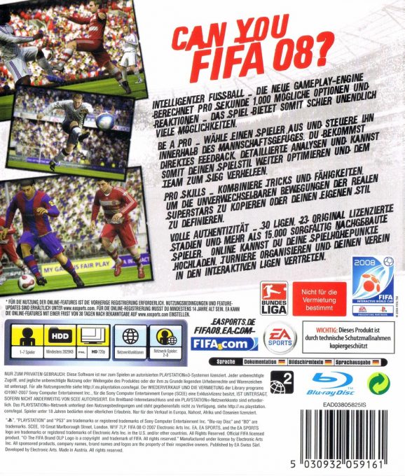 Fifa 08 dos