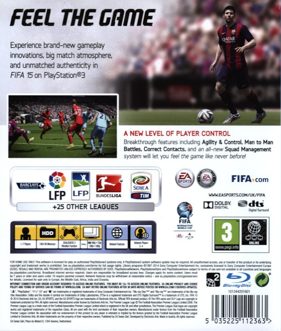 Fifa 15 dos