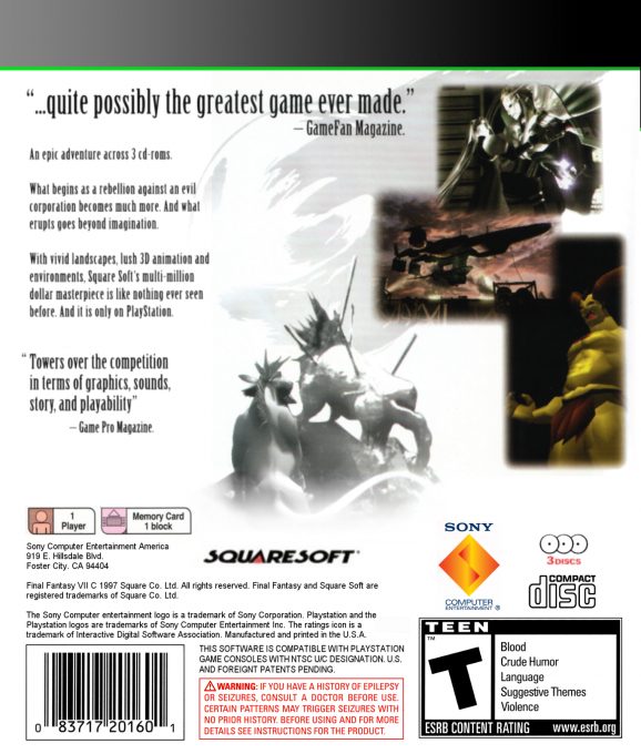 Final Fantasy VII dos