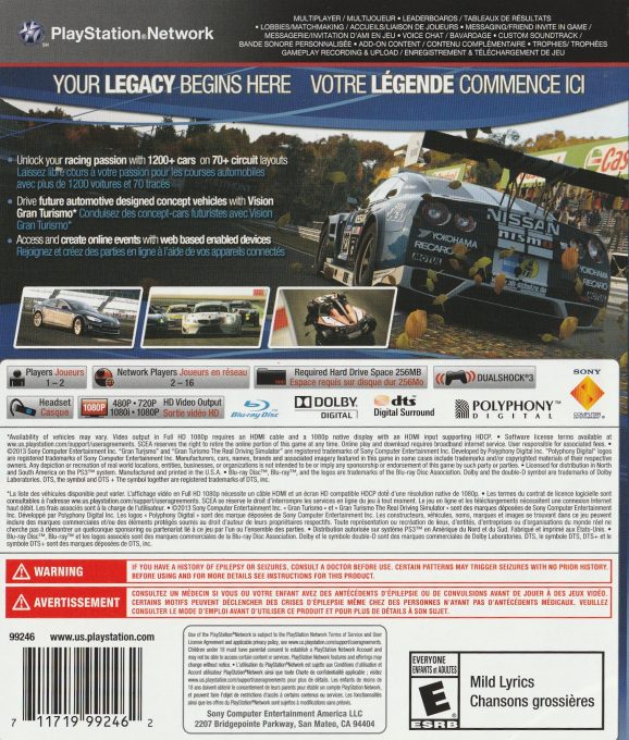 Gran Turismo 6 dos