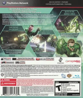 Green Lantern : La Révolte Des Manhunters dos
