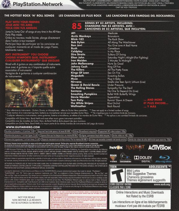 Guitar Hero 5 - Dos