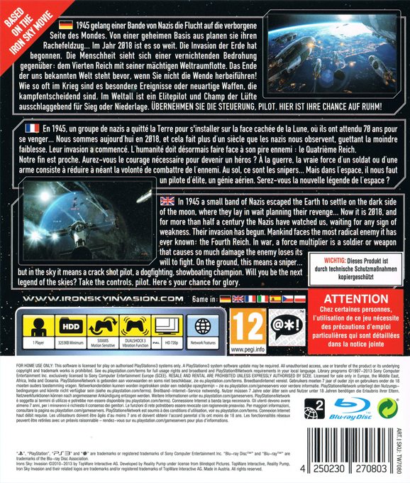 Iron Sky : Invasion - Dos