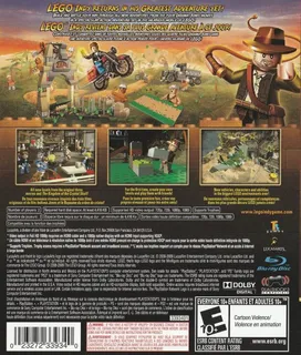 LEGO Indiana Jones 2 : L'aventure Continue - Dos