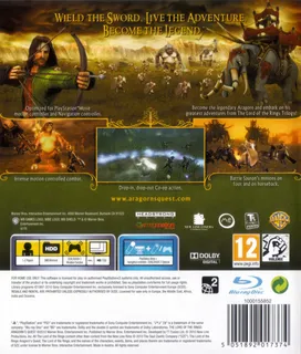 Lord of the Rings, The - Aragorn's Quest dos