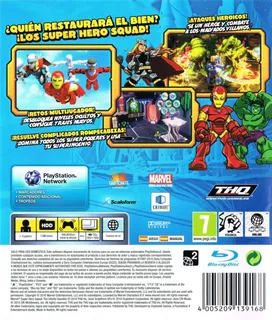 Marvel Super Hero Squad : Le Gant de l'Infini dos
