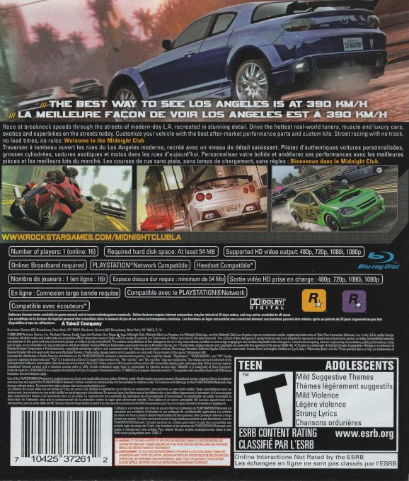Midnight Club : Los Angeles - Dos