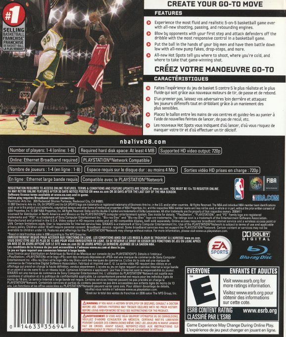 Nba Live 08 dos