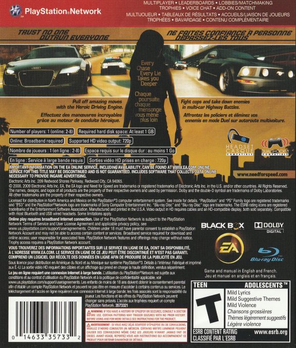Need For Speed Undercover - Dos