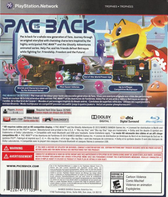 Pac-man Et Les Aventures De Fantômes dos