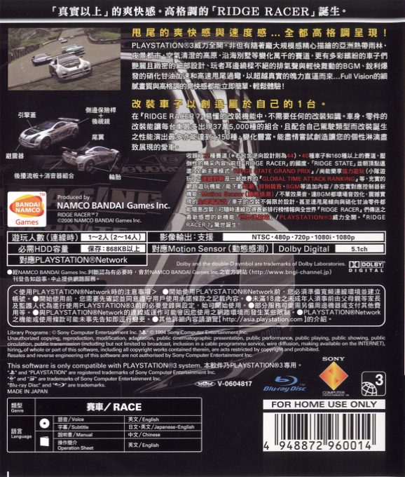 Ridge Racer 7 dos