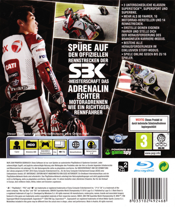 SBK - Superbike World Championship - Dos